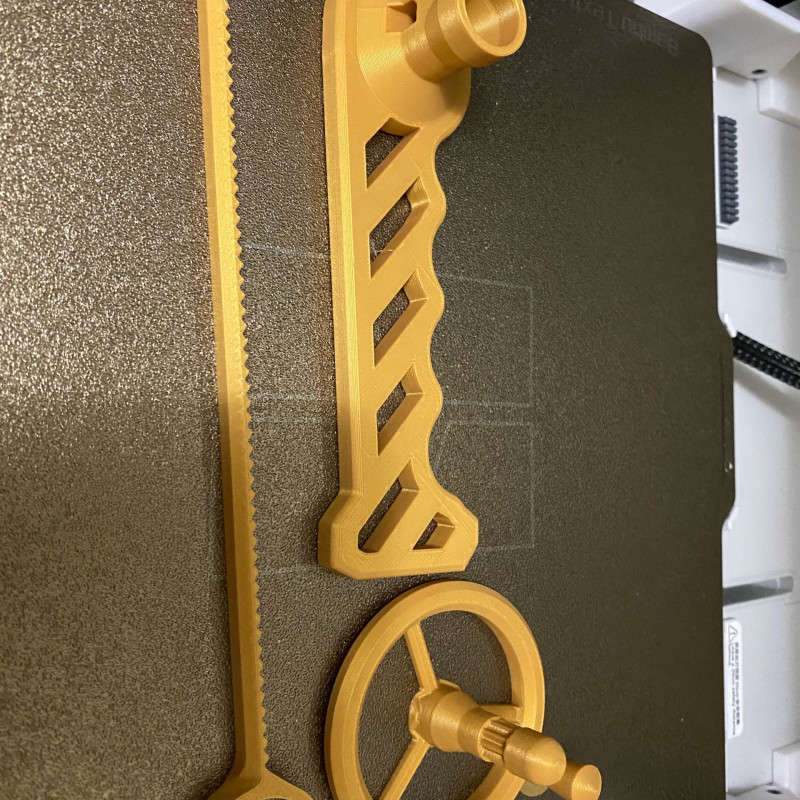 Rip Cord Dönen Fırıldak - 3D Baskı Oyuncak ve Stres Giderici