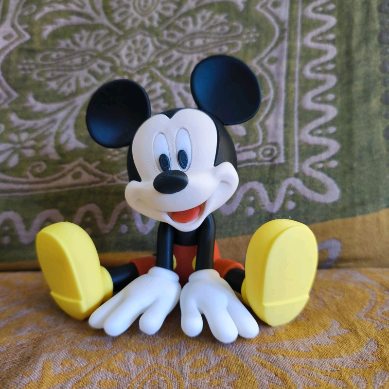 3D Baskı Mickey Mouse Figürü - 17cm Koleksiyon Oyuncak 3D Baskı Mickey Mouse Figürü - 17cm Koleksiyon Oyuncak