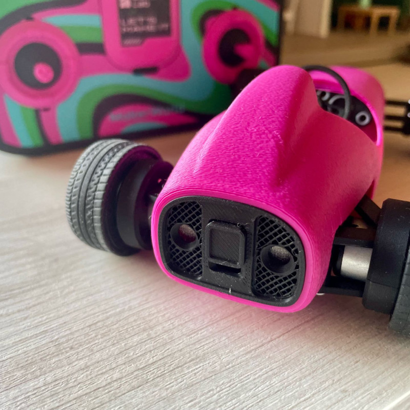 Vintage Formula CyberBrick RC Araba - 3D Baskı Hobi Seti