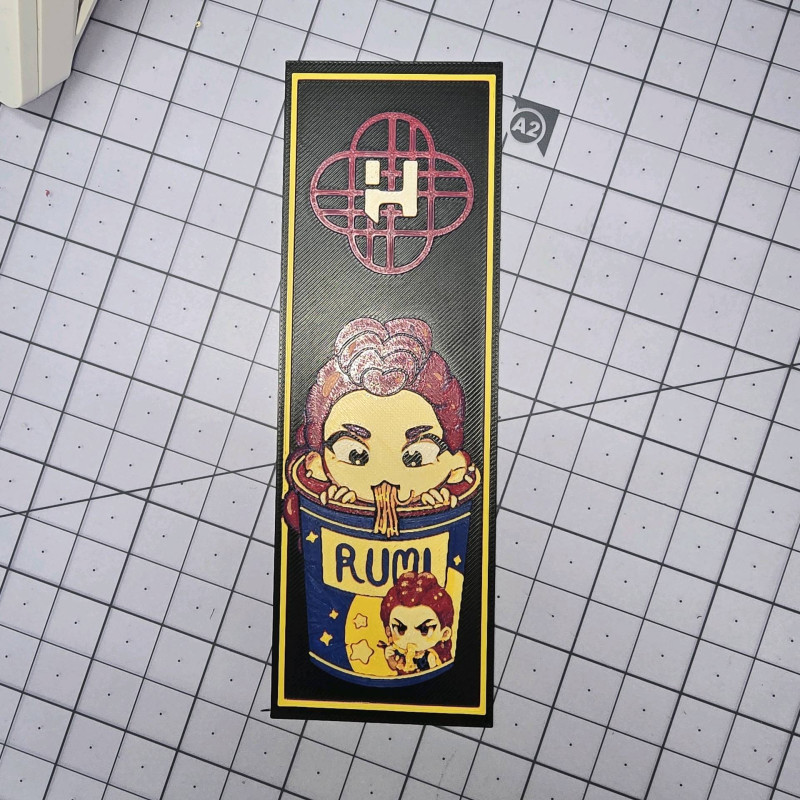 KPop Şeytan Avcıları Kitap Ayracı - 3D Baskı Özel Tasarım