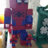 Print-in-Place Spider-Man 3D Baskı Figürü - Minecraft Temalı Hareketli Oyuncak