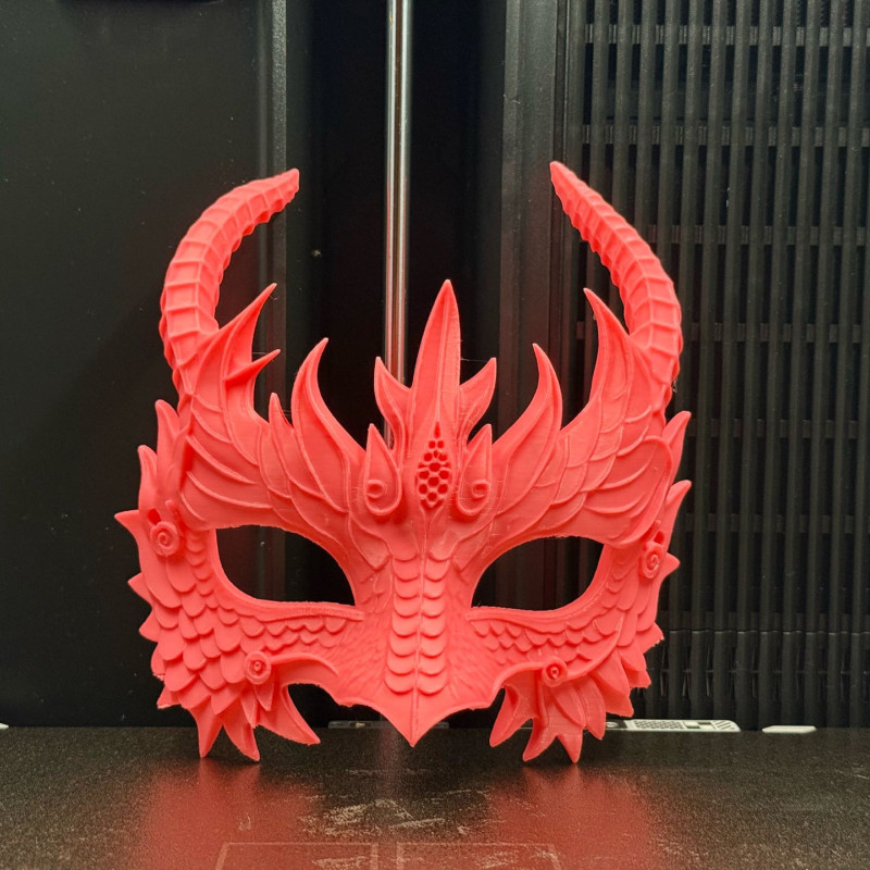 Ejderha Maskesi - Cosplay ve Parti Aksesuarı 3D Baskı Ejderha Maskesi - Cosplay ve Parti Aksesuarı 3D Baskı