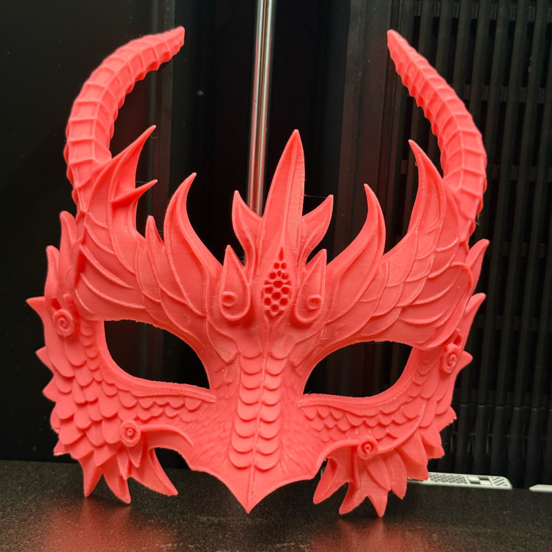 Ejderha Maskesi - Cosplay ve Parti Aksesuarı 3D Baskı Ejderha Maskesi - Cosplay ve Parti Aksesuarı 3D Baskı