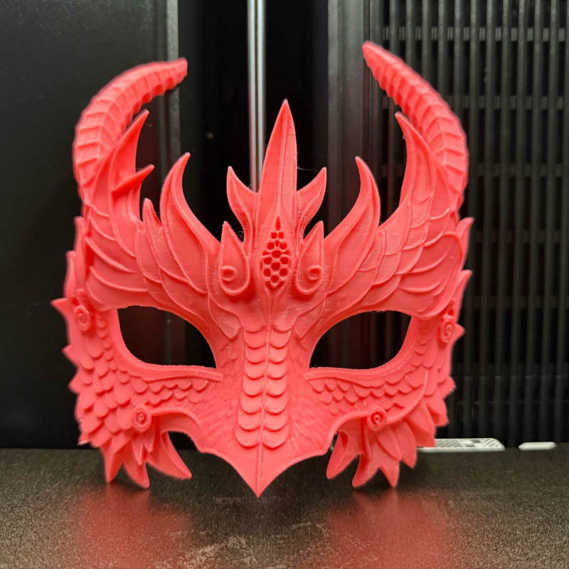 Ejderha Maskesi - Cosplay ve Parti Aksesuarı 3D Baskı Ejderha Maskesi - Cosplay ve Parti Aksesuarı 3D Baskı