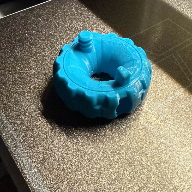 Pratik Donut Şekilli Kablo Sarıcı - 3D Baskılı Taşınabilir Kablo Organizatörü