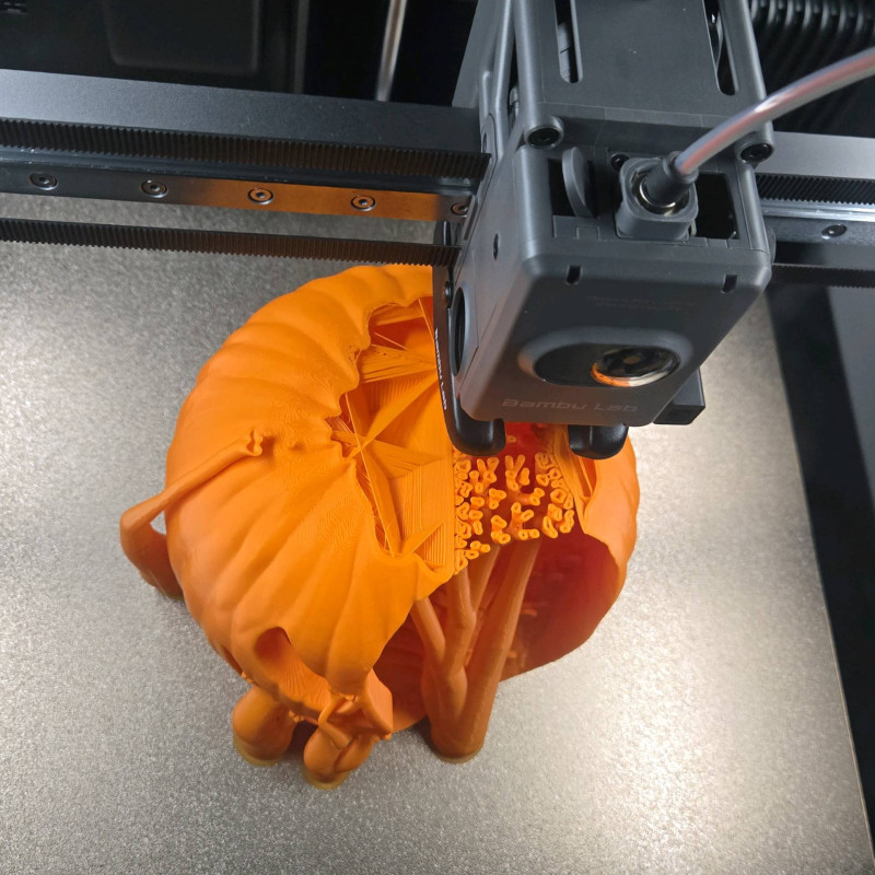 Balkabağı Mezarlık Sahnesi 3D Baskı Dekor - Cadılar Bayramı Balkabağı Mezarlık Sahnesi 3D Baskı Dekor - Cadılar Bayramı