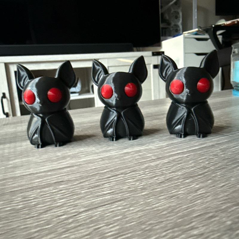 Sevimli Cadılar Bayramı Mini Figür Seti - 3D Baskı Dekorasyon