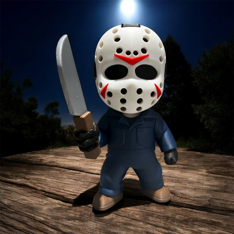 Jason 3D Baskı Film Karakteri Modeli - Oyuncak ve Koleksiyon