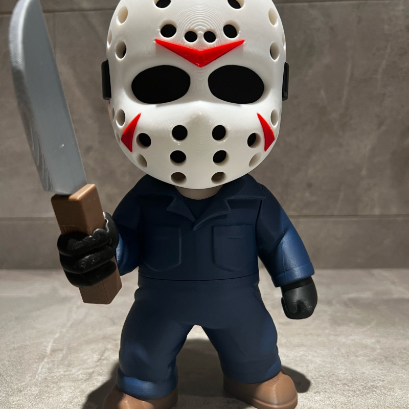Jason 3D Baskı Film Karakteri Modeli - Oyuncak ve Koleksiyon
