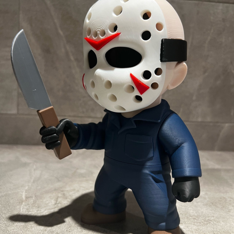 Jason 3D Baskı Film Karakteri Modeli - Oyuncak ve Koleksiyon