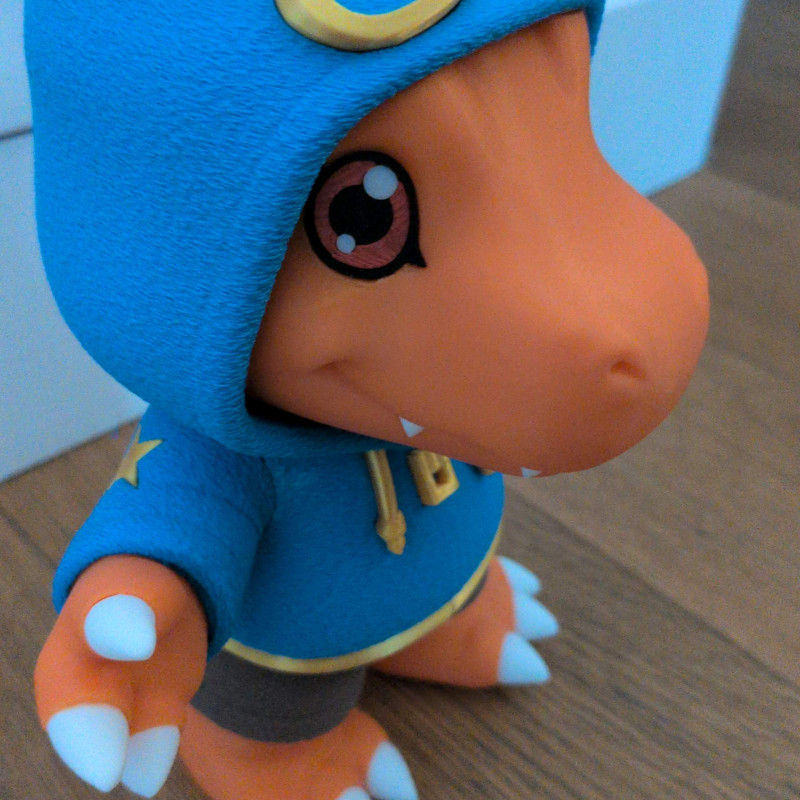 3D Baskı Digimon Agumon Modeli - Montajlı Koleksiyon Figürü 3D Baskı Digimon Agumon Modeli - Montajlı Koleksiyon Figürü