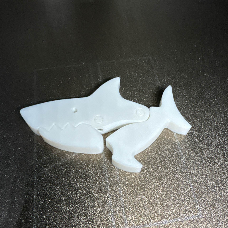 Kilitli Köpekbalığı Torba Klipsi - 3D Baskı Ev Aksesuarı