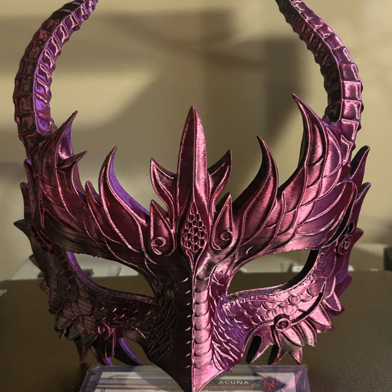 Ejderha Maskesi - Cosplay ve Parti Aksesuarı 3D Baskı Ejderha Maskesi - Cosplay ve Parti Aksesuarı 3D Baskı