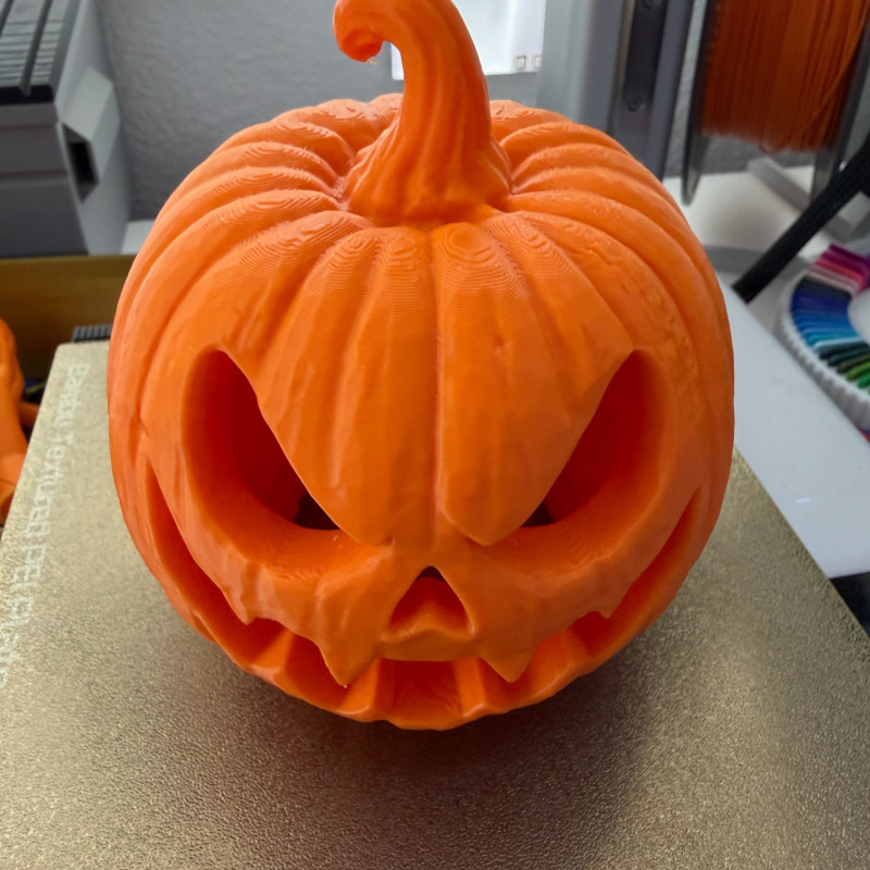 Spooky Steve Işıklı Cadılar Bayramı Balkabağı 3D Baskı Dekor