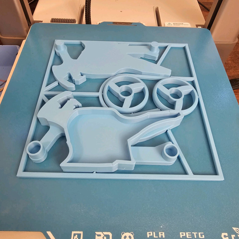 Kawasaki Ninja 500 3D Baskılı Motor Modeli Yapım Seti