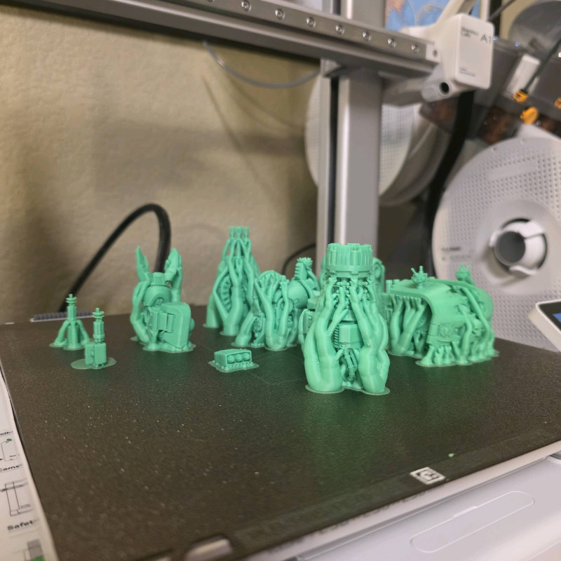 Uzay Savaşçısı Leviathan 3D Baskı Minyatür Figür