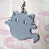 Sevimli Kedi Hayalet Küpe Çıngırağı - 3D Baskı Moda Aksesuarı
