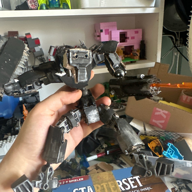 Yeniden Kullanılabilir Sünger Fırça Sapı - 3D Baskı Boyama Aparatı