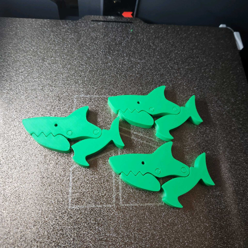 Kilitli Köpekbalığı Torba Klipsi - 3D Baskı Ev Aksesuarı