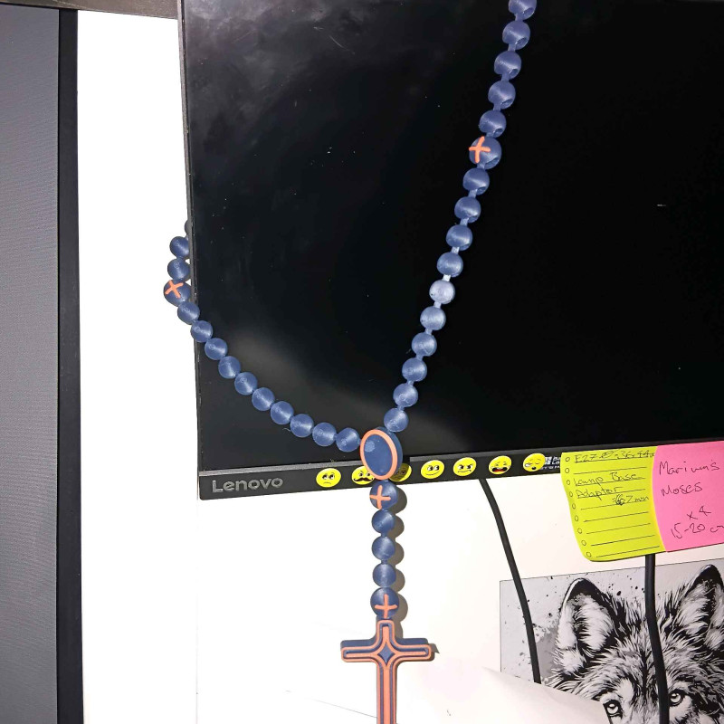 3D Baskı Tespih - Tam Baskıda Birleşen Özel Tasarım