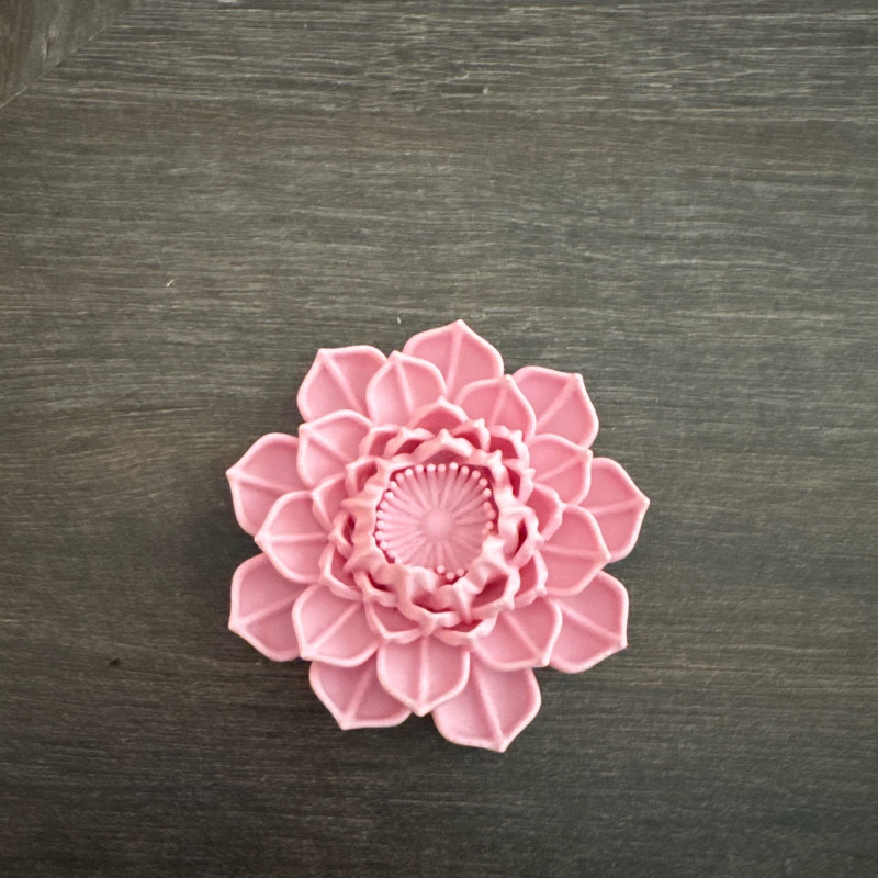 Detaylı Lotus Çiçeği 3D Baskı Dekorasyon Modeli Detaylı Lotus Çiçeği 3D Baskı Dekorasyon Modeli