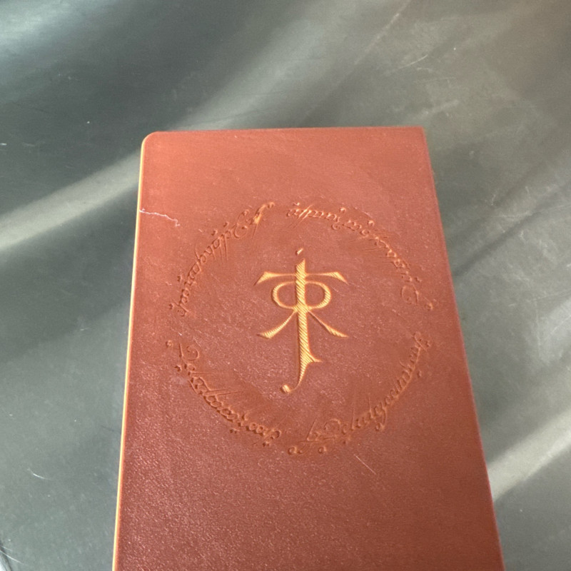 Gizli Bölmeli LOTR Temalı 3D Baskı Kitap Kutusu - Puzzle Kasa