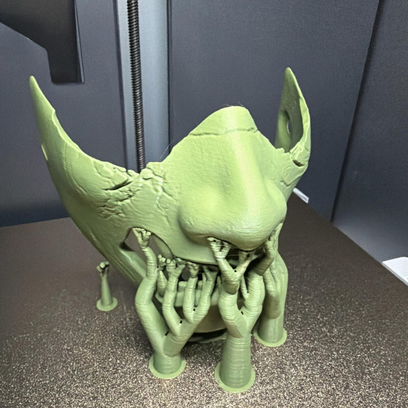 Ghost Of Yotei Oni Atsu Maske - 3D Baskı Cosplay Aksesuarı