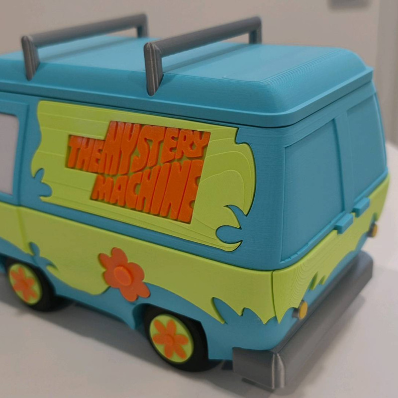 Scooby-Doo Gizem Makinesi Şeker Kutusu - 3D Baskılı Dekoratif Saklama Kutusu