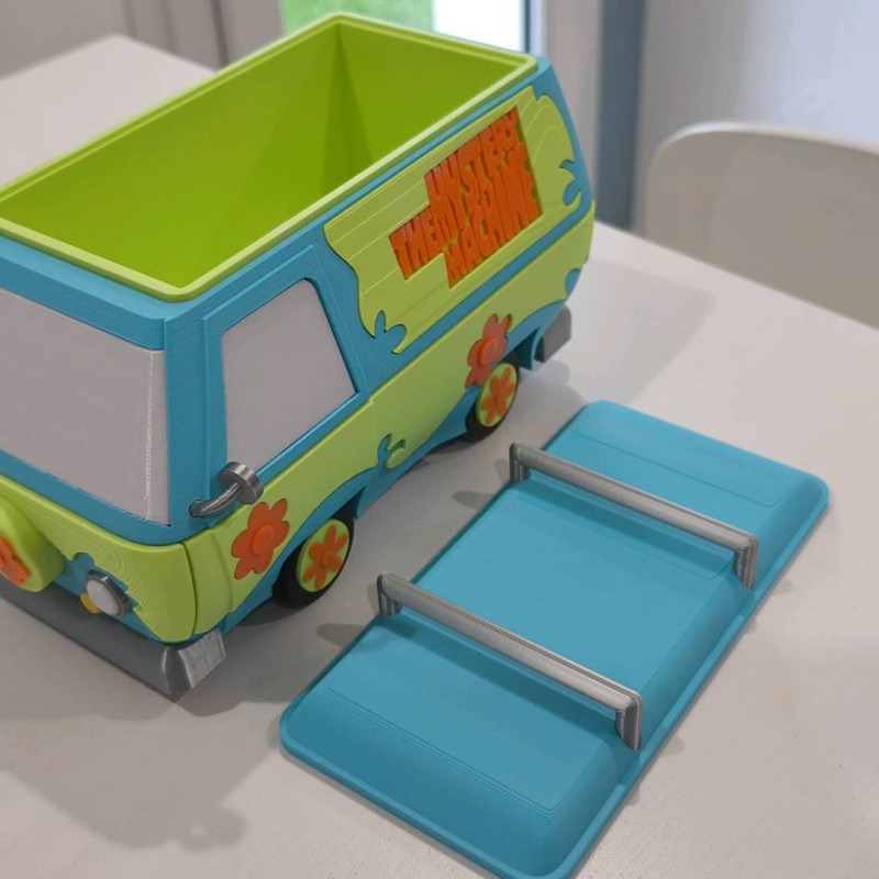 Scooby-Doo Gizem Makinesi Şeker Kutusu - 3D Baskılı Dekoratif Saklama Kutusu