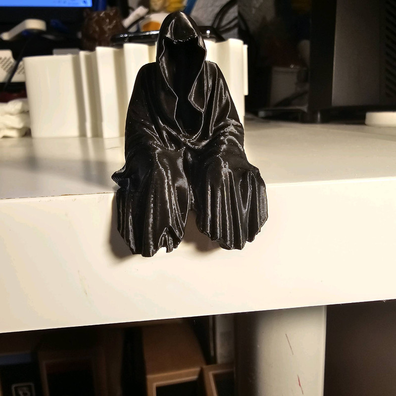 Korkunç Azrafil Raf Süsü 3D Baskı Heykel - Dekoratif Sanat Eseri