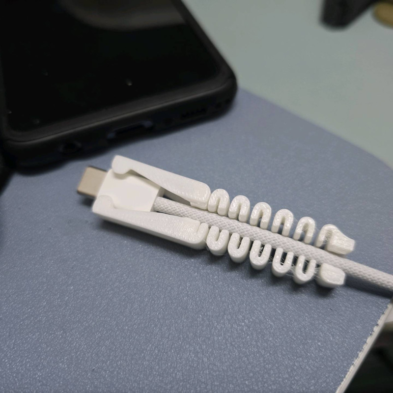 Evrensel USB-C Kablo Koruyucu - 3D Baskı Dayanıklı Kılıf