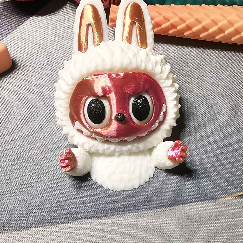 Labub Buzdolabından Çıkan Manyetik Oyuncak - 3D Baskılı Dekoratif Figür