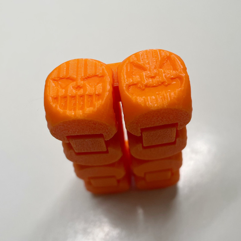 Cadılar Bayramı Jack-o-lantern Fidget Küpü - 3D Baskı Oyuncak