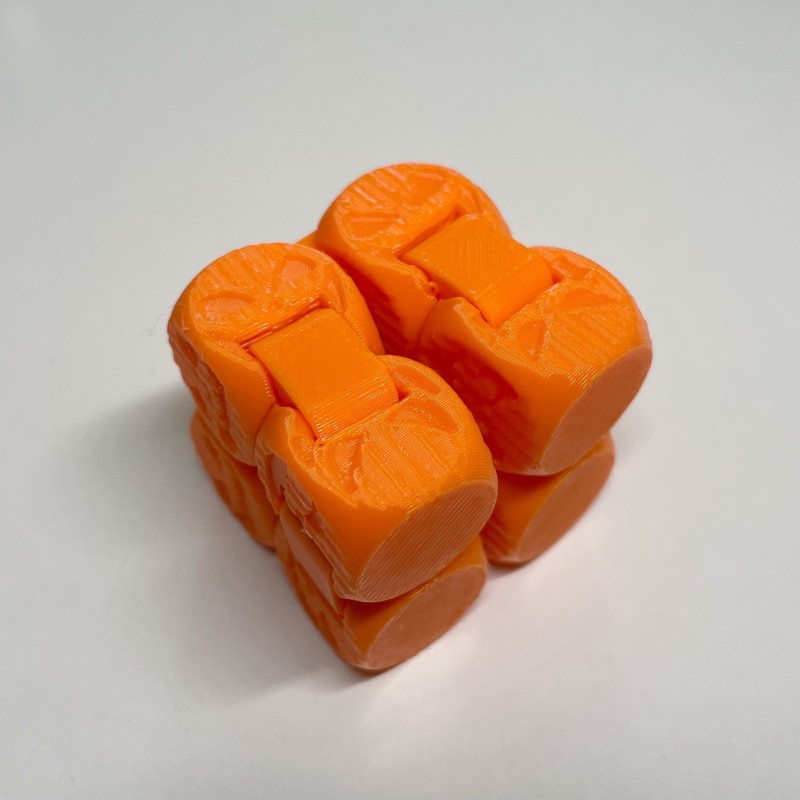 Cadılar Bayramı Jack-o-lantern Fidget Küpü - 3D Baskı Oyuncak