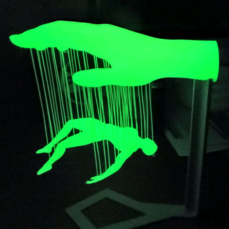 Overtaken 3D Baskı Heykel - Sanatsal Dekorasyon