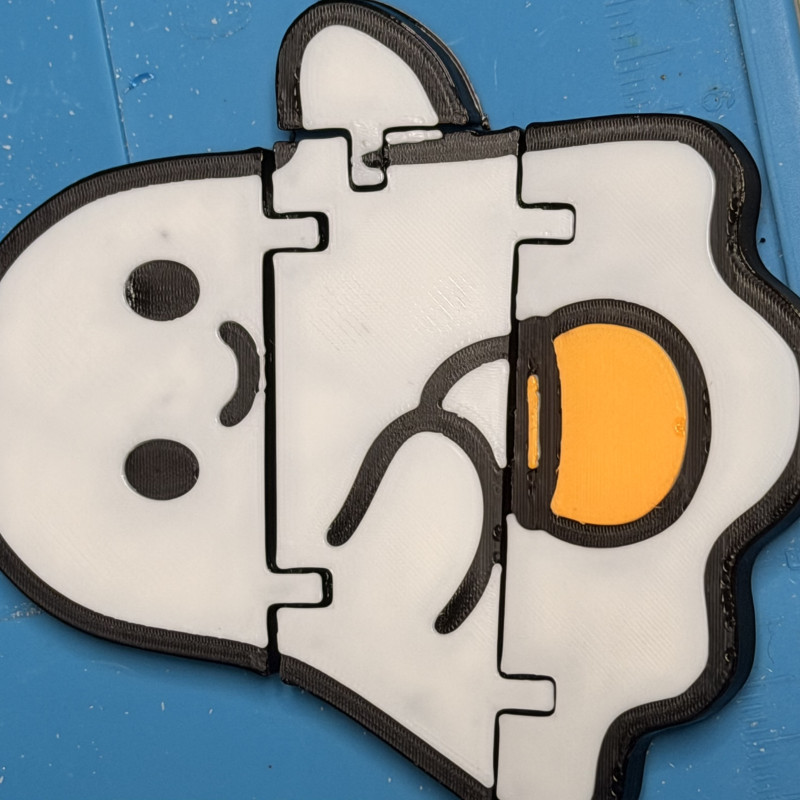 Halloween Esnek Eşleştirme Bulmacası - 3D Baskılı Puzzle