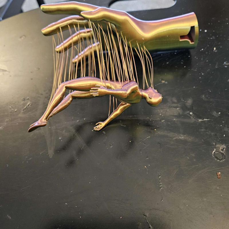 Overtaken 3D Baskı Heykel - Sanatsal Dekorasyon