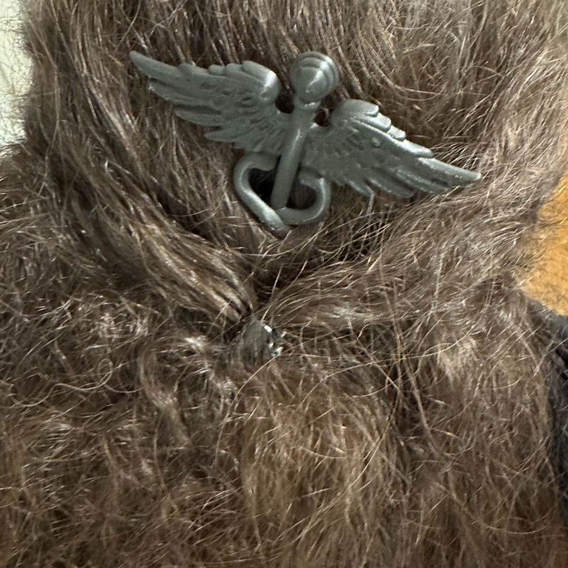 Caduceus Saç Tokası - Yunan Mitolojisi Tasarımı 3D Baskı Saç Aksesuarı