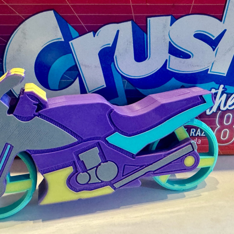 Kawasaki Ninja 500 3D Baskılı Motor Modeli Yapım Seti