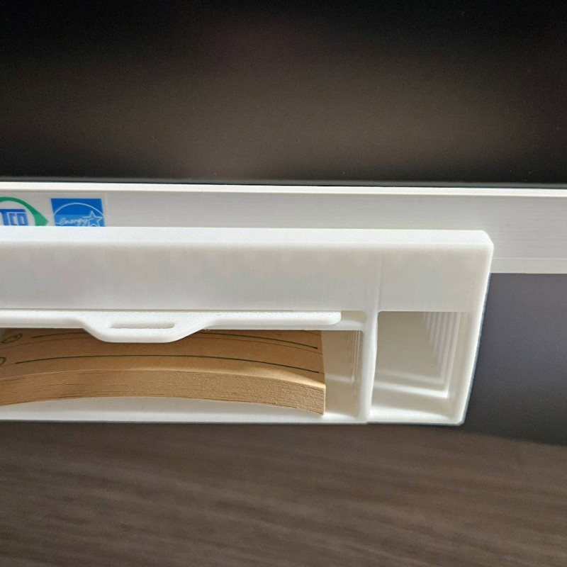 Monitör Altı Yapışkan Not ve Kalem Tutucu - Şablonlu 3D Baskı