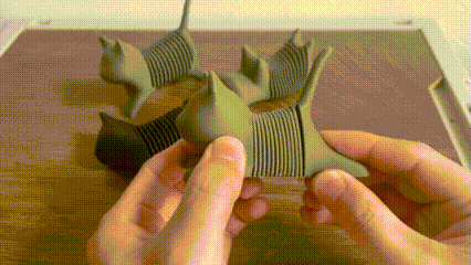 Nope Bugün Değil Kedi Bardak Altlığı Tutucu - 3D Baskı Dekor