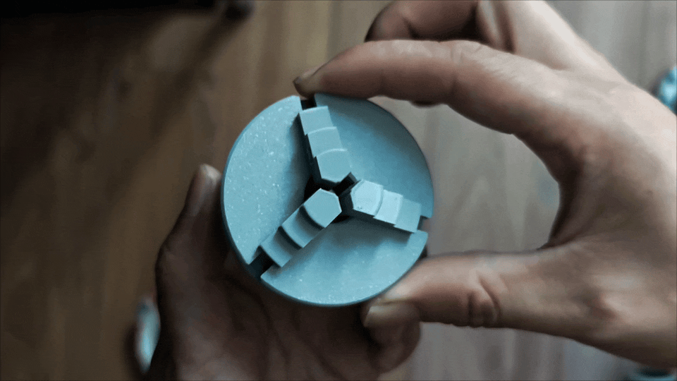 Jeoloji Eğitim Seti - Salınım Dalga Sediman Yapısı 3D Model