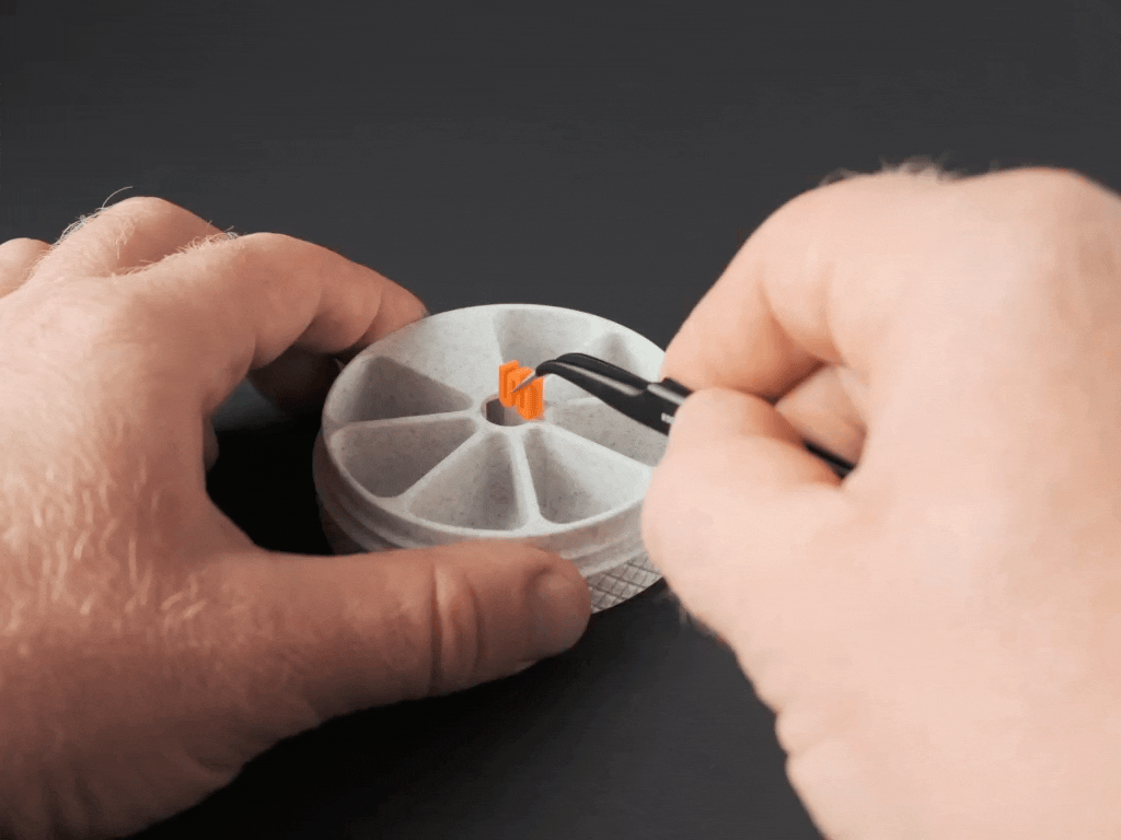 7 Günlük Dönen İlaç Organizatörü - 3D Baskılı Pratik İlaç Kutusu 7 Günlük Dönen İlaç Organizatörü - 3D Baskılı Pratik İlaç Kutusu