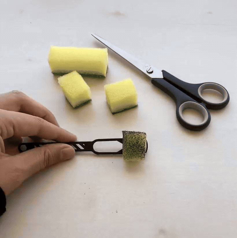 Yeniden Kullanılabilir Sünger Fırça Sapı - 3D Baskı Boyama Aparatı