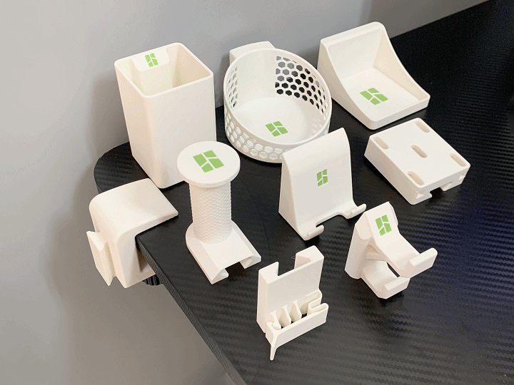 Modüler Masa Organizatörü - 3D Baskı Ev Ofis Aksesuarı