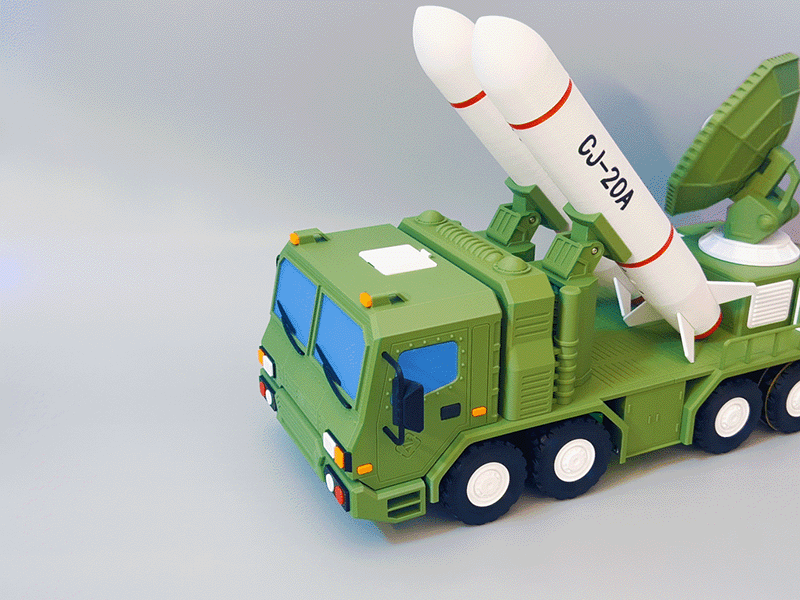 LT-310 Uzun Menzilli Radar Füze Fırlatıcı 3D Baskı Modeli - Hobi ve Koleksiyon