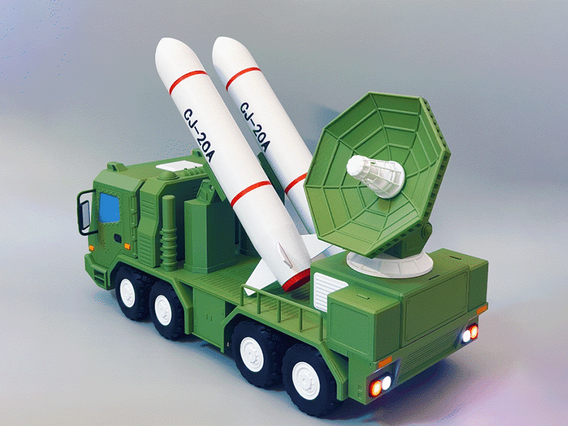 LT-310 Uzun Menzilli Radar Füze Fırlatıcı 3D Baskı Modeli - Hobi ve Koleksiyon