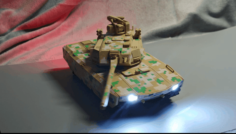 CyberBrick Type 100 Tank RC Model - 3D Baskılı Oyuncak