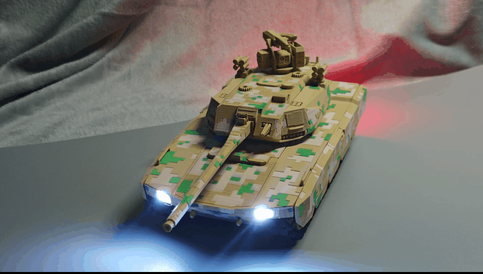 CyberBrick Type 100 Tank RC Model - 3D Baskılı Oyuncak