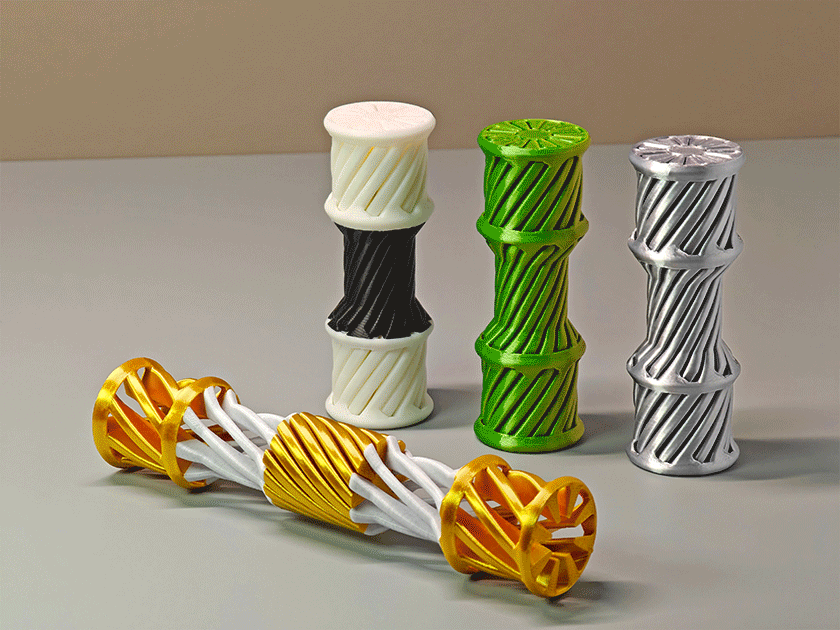 Sürekli Dönen Spiralli Stres Azaltıcı Oyuncağı - 3D Baskı